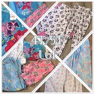 Girls 4T/5T pajama lot bundle